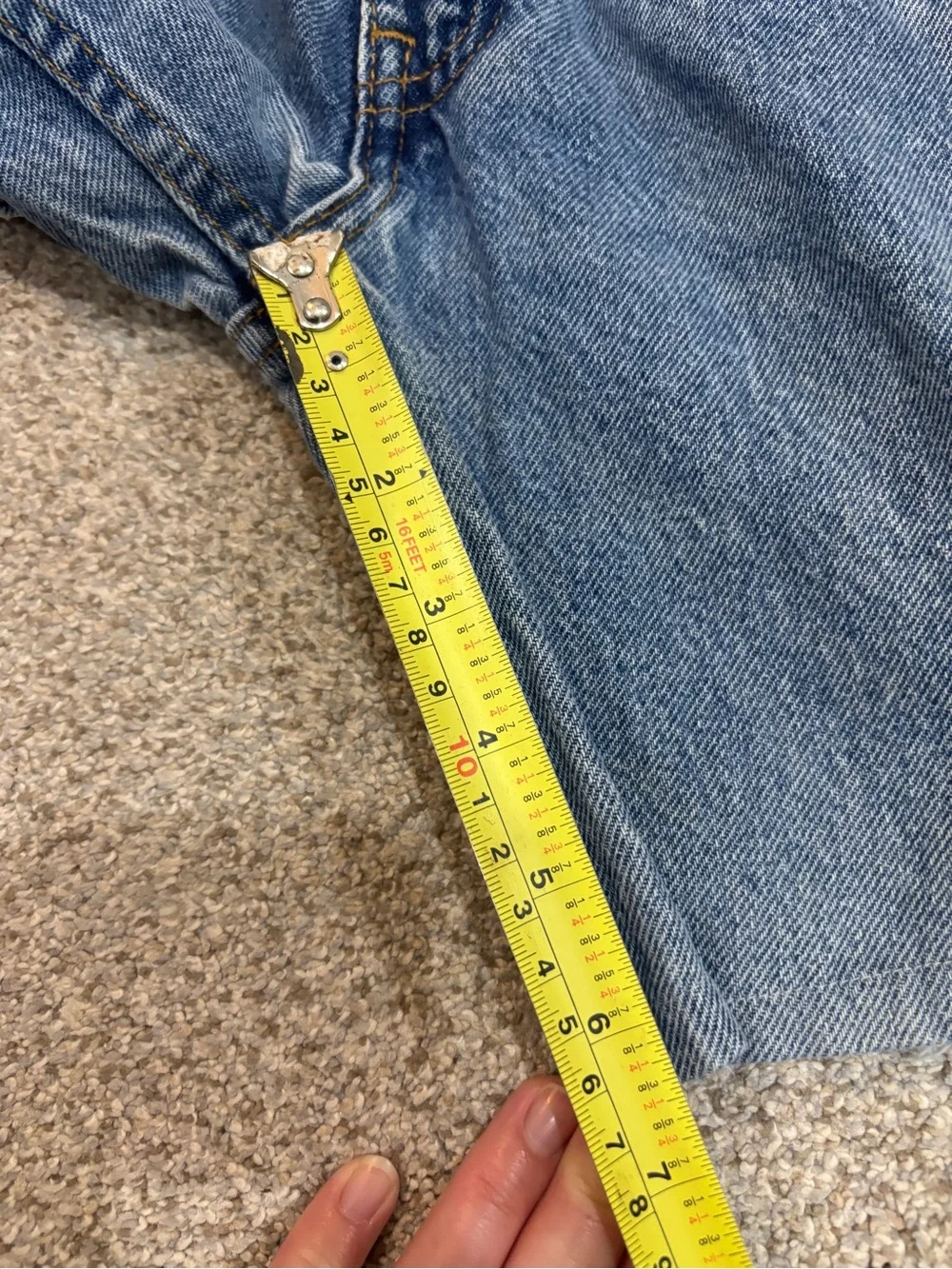 Vintage 2000’s Levi’s 505 boy’s jeans made into jorts  size 5 Y2K vintage Levi’s